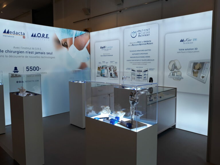 Stand Medacta salon Orthopedic Ambulatory Surgery Anesthesia