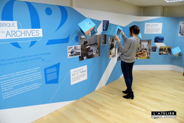 Exposition A la découverte des Archives départementales de la Haute-Savoie.