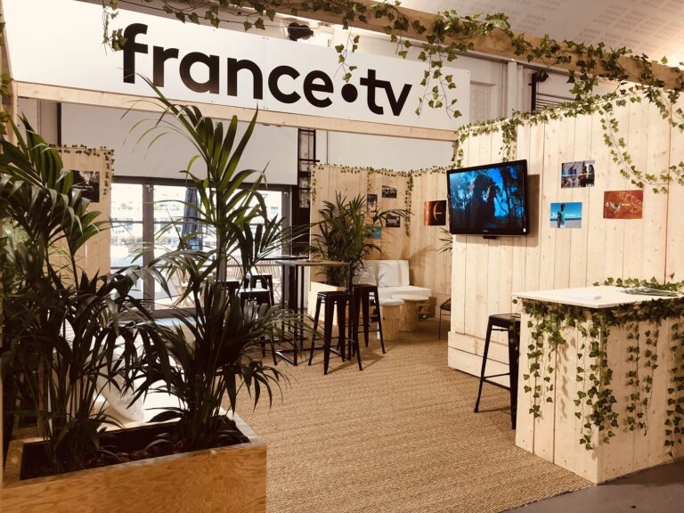 Stand France TV salon Sunny Side of the Doc