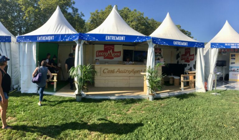 Stand Entremont Martin Fourcade Nordic Festival Annecy