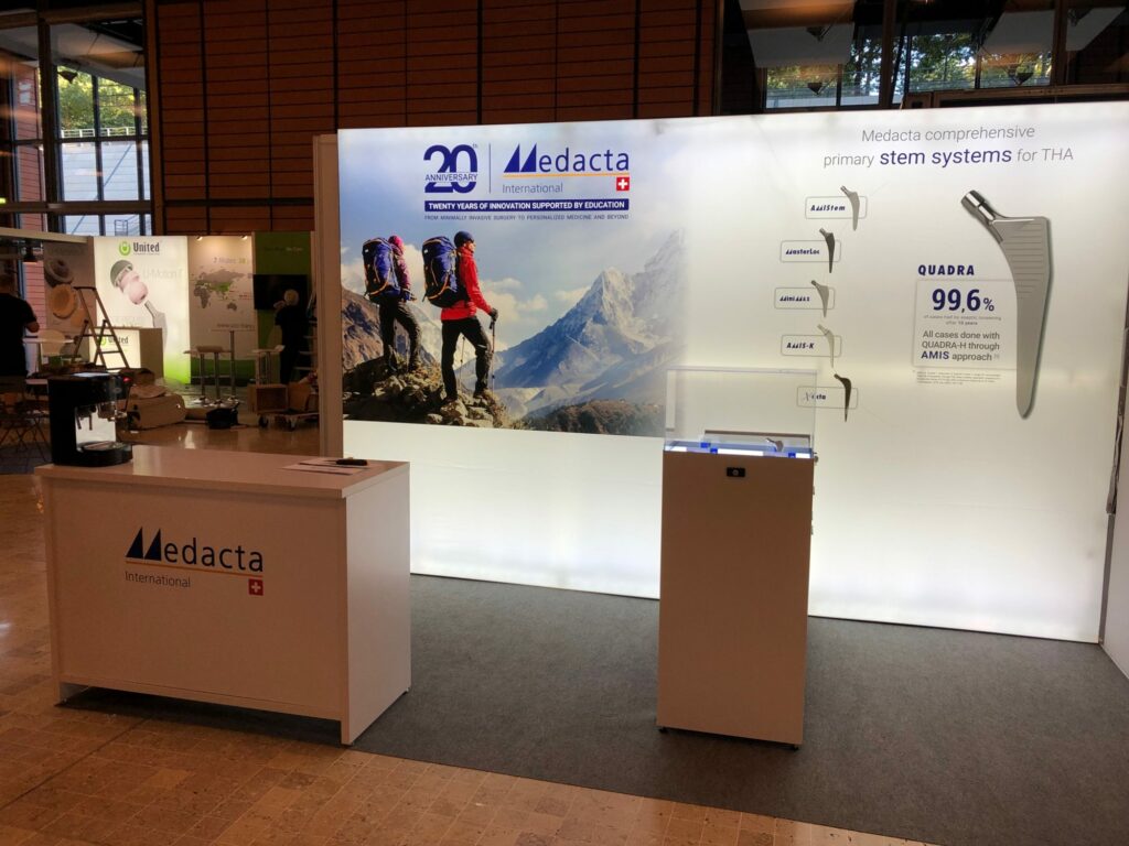 Stand Medacta salon Lyon Hip Arthroplasty