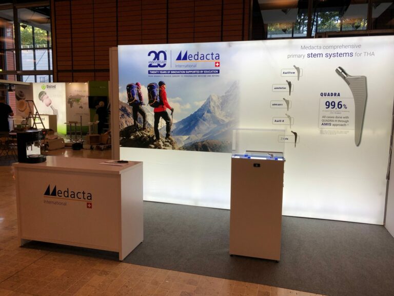 Stand Medacta salon Lyon Hip Arthroplasty