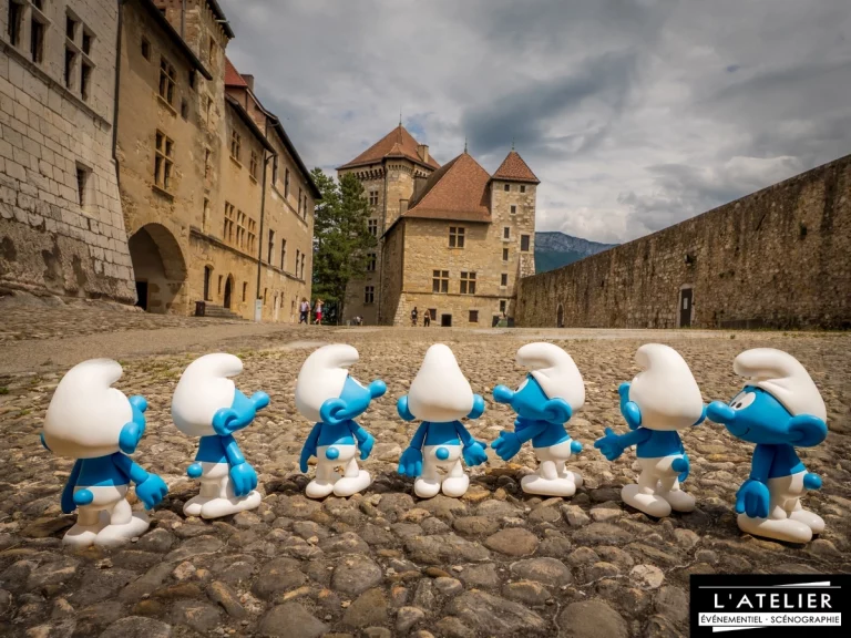 Lancement du film les Schtroumpfs