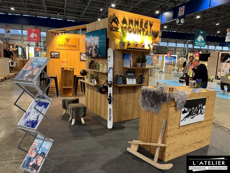 Stand Annecy Mountains au salon Destination Montagne